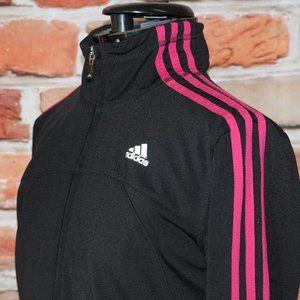 Womens Adidas Black / Pink Workout Jacket Size M